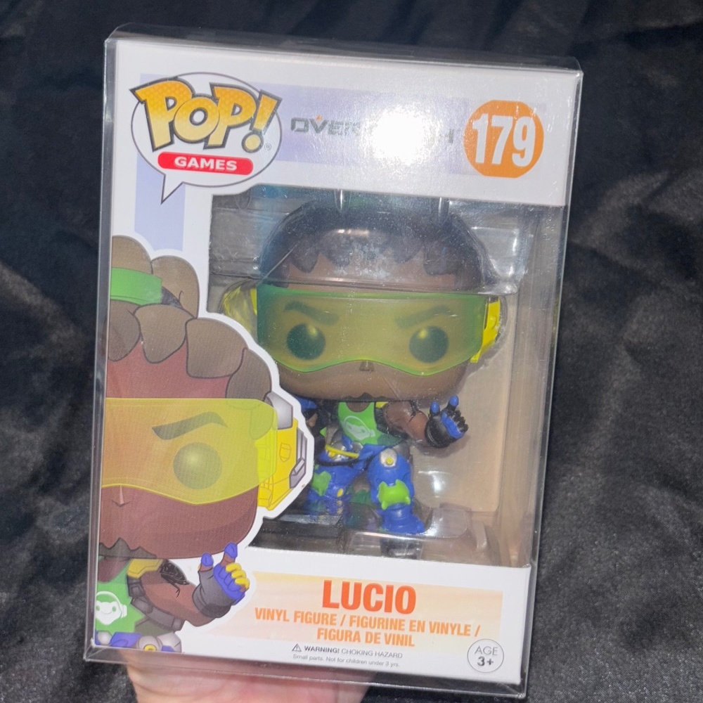 Overwatch Lucio Funko pop POPGAMES exclusive #179 in original packaging + case